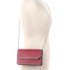 Cartier Red Clutch with Silver Accents